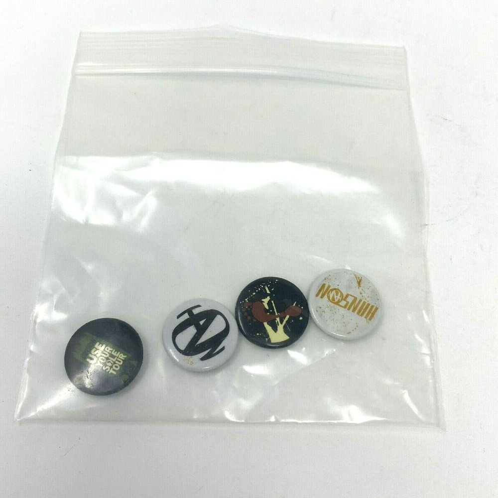 Hanson Use Your Sole Tour Buttons Set 1 inch Symbol Logo Isaac Taylor Zac 2009